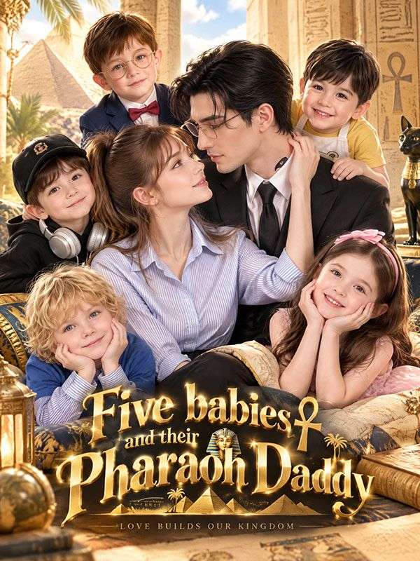 Five babies and their Pharaoh Daddy